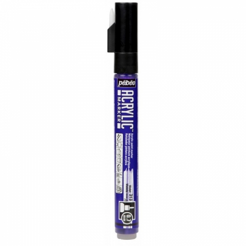 Marker Pebeo, Acrylic, 0.7mm, Violet 13