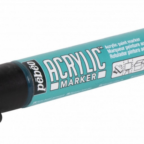 Marker Pebeo, Acrylic, 1.2mm, Caribbean blue 18