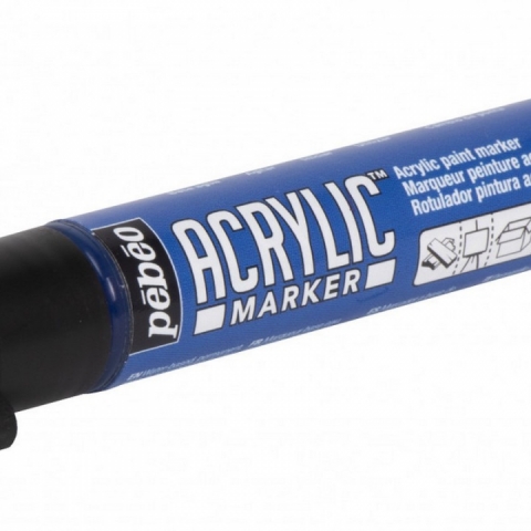 Marker Pebeo, Acrylic, 1.2mm, Cyan 17