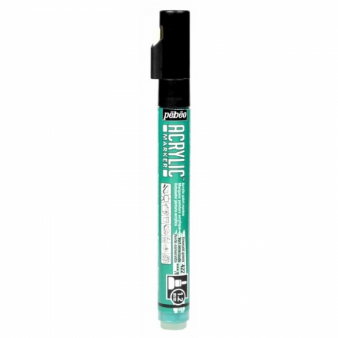 Marker Pebeo, Acrylic, 1.2mm, Emerald green 22
