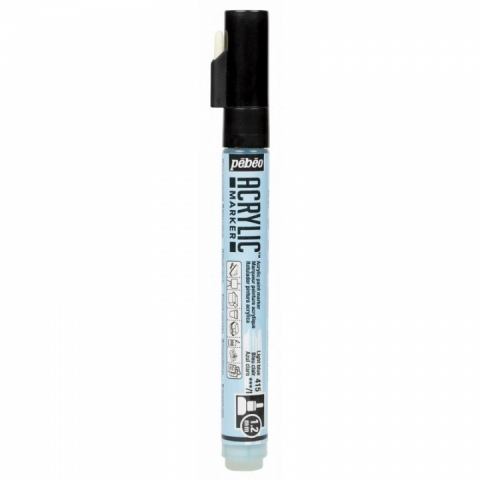 Marker Pebeo, Acrylic, 1.2mm, Light blue 15