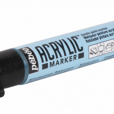 Marker Pebeo, Acrylic, 1.2mm, Light blue 15