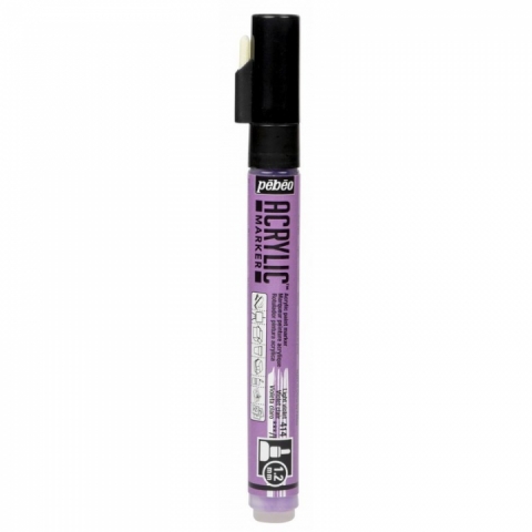 Marker Pebeo, Acrylic, 1.2mm, Light violet 14