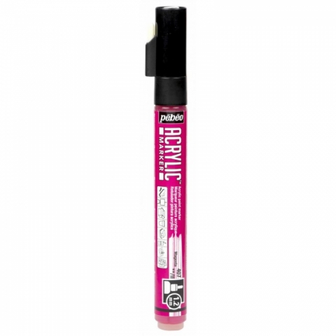 Marker Pebeo, Acrylic, 1.2mm, Magenta 07