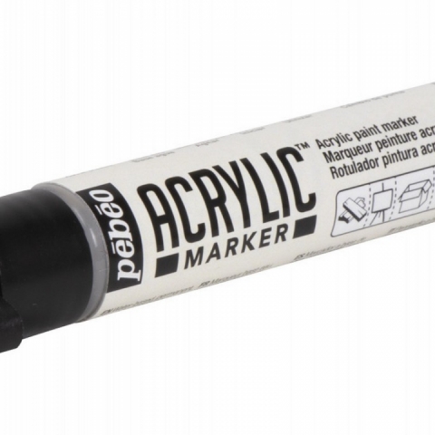 Marker Pebeo, Acrylic, 1.2mm, Nepal white 34