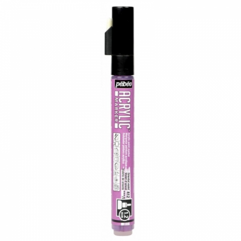 Marker Pebeo, Acrylic, 1.2mm, Oriental violet 12