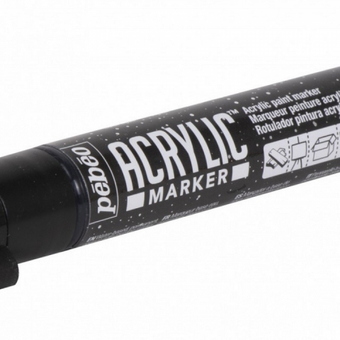 Marker Pebeo, Acrylic, 1.2mm, Precious black 55