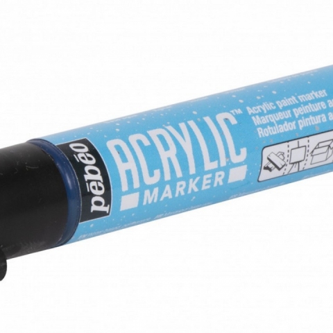 Marker Pebeo, Acrylic, 1.2mm, Precious blue 53