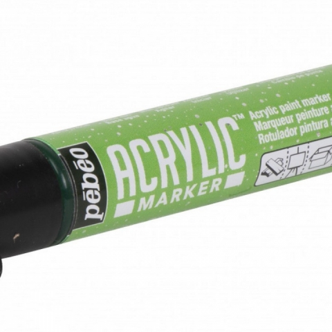 Marker Pebeo, Acrylic, 1.2mm, Precious green 54