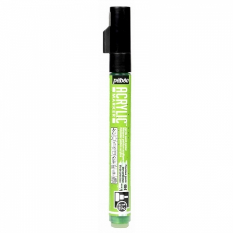 Marker Pebeo, Acrylic, 1.2mm, Precious green 54