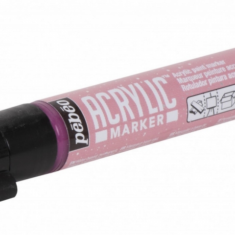Marker Pebeo, Acrylic, 1.2mm, Precious pink 52