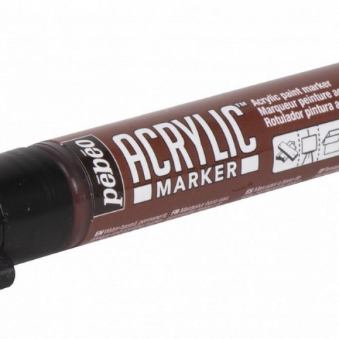 Marker Pebeo, Acrylic, 1.2mm, Raw sienna 32