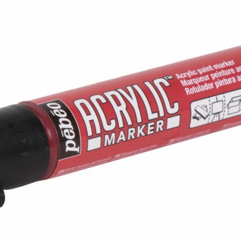 Marker Pebeo, Acrylic, 1.2mm, Red 08