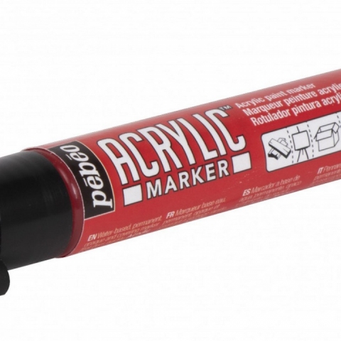 Marker Pebeo, Acrylic, 1.2mm, Vermilion 06