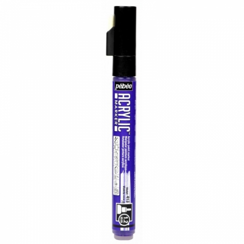 Marker Pebeo, Acrylic, 1.2mm, Violet 13