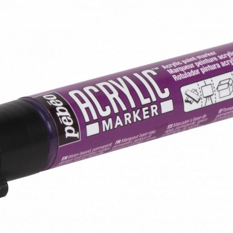 Marker Pebeo, Acrylic, 1.2mm, Vivid violet 11