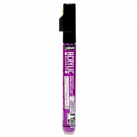 Marker Pebeo, Acrylic, 1.2mm, Vivid violet 11
