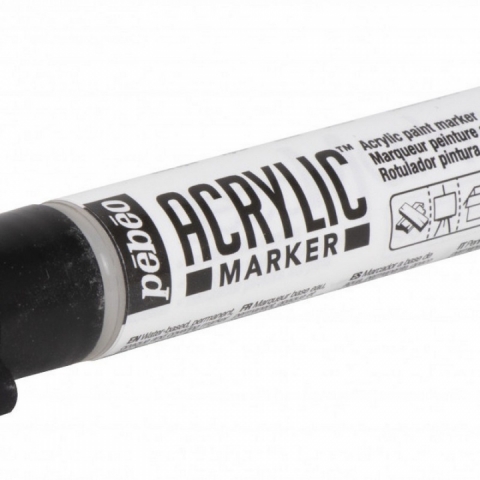 Marker Pebeo, Acrylic, 1.2mm, White 01