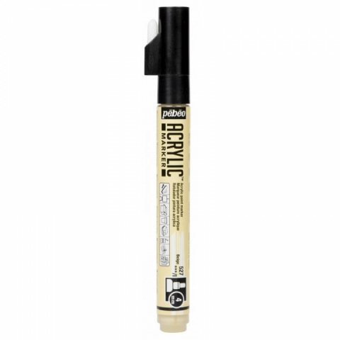 Marker Pebeo, Acrylic, 4mm, Beige 27