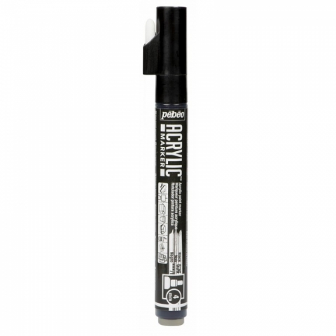 Marker Pebeo, Acrylic, 4mm, Black 36