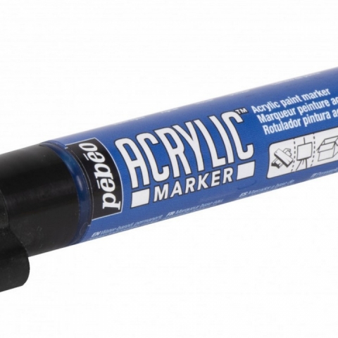 Marker Pebeo, Acrylic, 4mm, Cyan 17