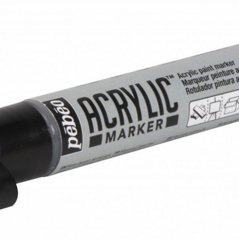 Marker Pebeo, Acrylic, 4mm, Grey 35