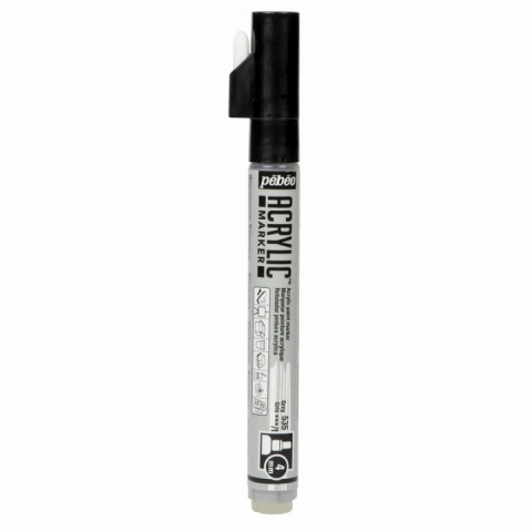 Marker Pebeo, Acrylic, 4mm, Grey 35