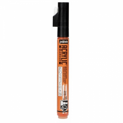 Marker Pebeo, Acrylic, 4mm, Orange 05