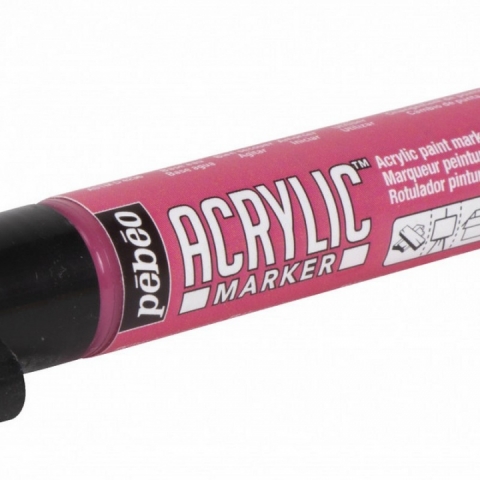 Marker Pebeo, Acrylic, 4mm, Pink 09
