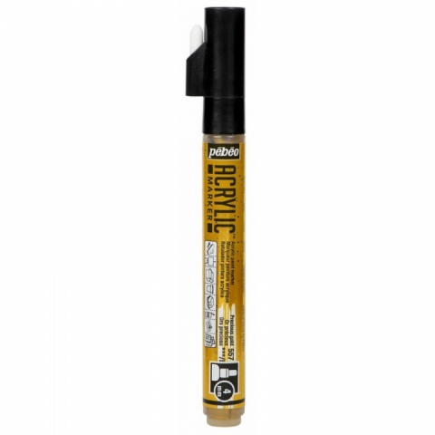 Marker Pebeo, Acrylic, 4mm, Precious gold 57