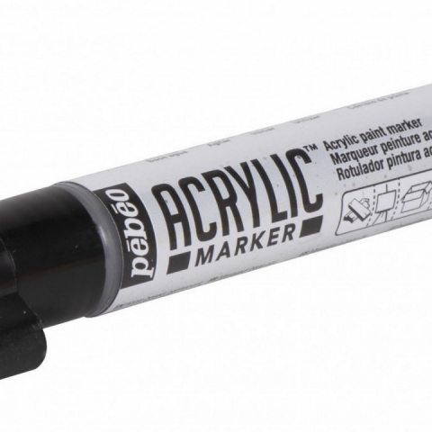 Marker Pebeo, Acrylic, 4mm, Precious silver 56