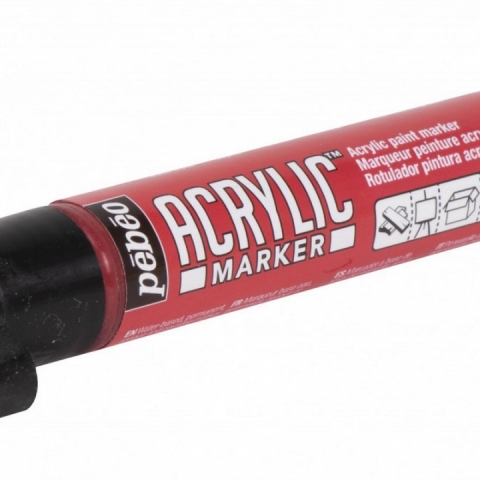 Marker Pebeo, Acrylic, 4mm, Red 08