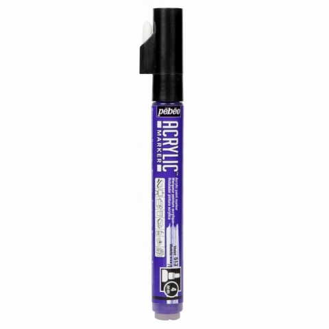 Marker Pebeo, Acrylic, 4mm, Violet 13