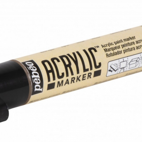 Marker Pebeo, Acrylic, 4mm dalta, Beige 27