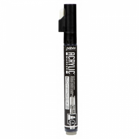 Marker Pebeo, Acrylic, 4mm dalta, Black 36