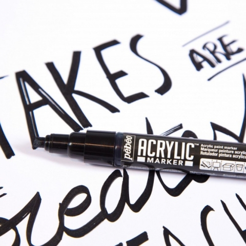 Marker Pebeo, Acrylic, 4mm dalta, Black 36