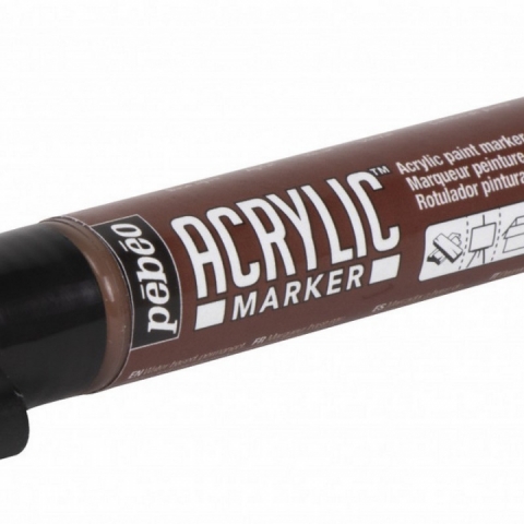 Marker Pebeo, Acrylic, 4mm dalta, Burnt sienna 33