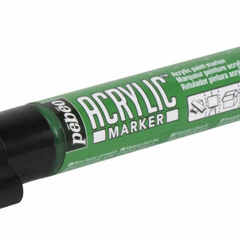 Marker Pebeo, Acrylic, 4mm dalta, Green 23