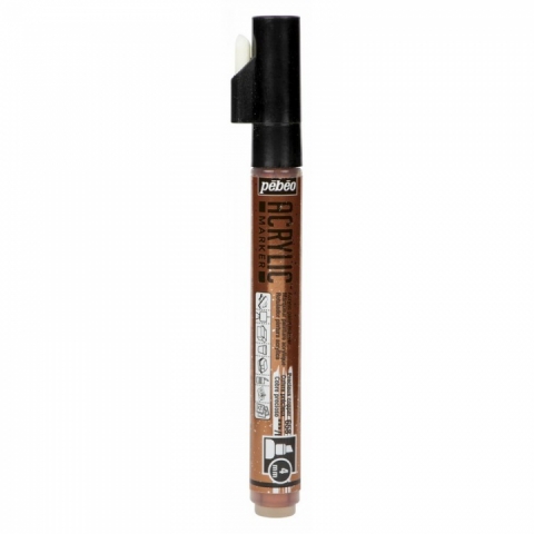 Marker Pebeo, Acrylic, 4mm dalta, Precious copper 58