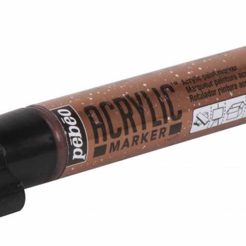 Marker Pebeo, Acrylic, 4mm dalta, Precious copper 58