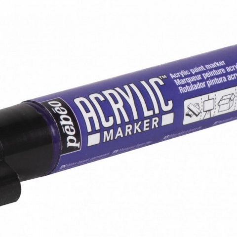 Marker Pebeo, Acrylic, 4mm dalta, Violet 13