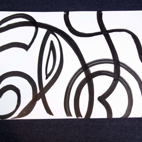 Marker Pebeo, Acrylic, 5-15mm multi-stroke, Black 36