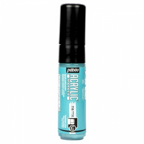 Marker Pebeo, Acrylic, 5-15mm multi-stroke, Caribbean blue 18