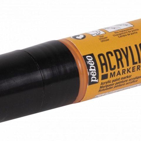 Marker Pebeo, Acrylic, 5-15mm multi-stroke, Light orange 04