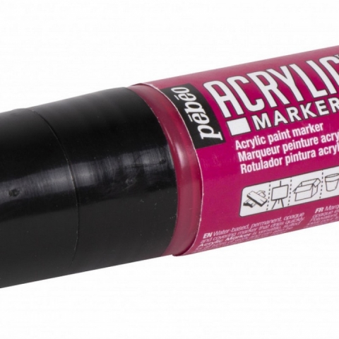 Marker Pebeo, Acrylic, 5-15mm multi-stroke, Magenta 07
