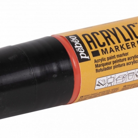 Marker Pebeo, Acrylic, 5-15mm multi-stroke, Orange fluo 42