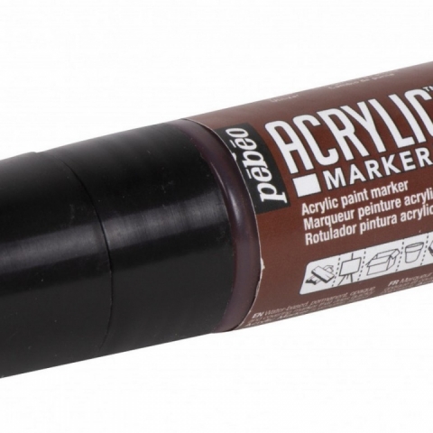 Marker Pebeo, Acrylic, 5-15mm multi-stroke, Raw sienna 32