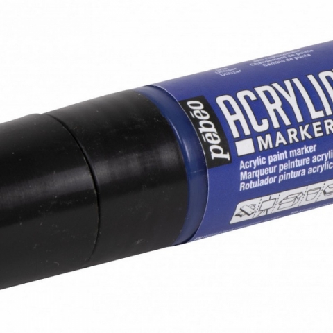 Marker Pebeo, Acrylic, 5-15mm multi-stroke, Ultramarine blue 19