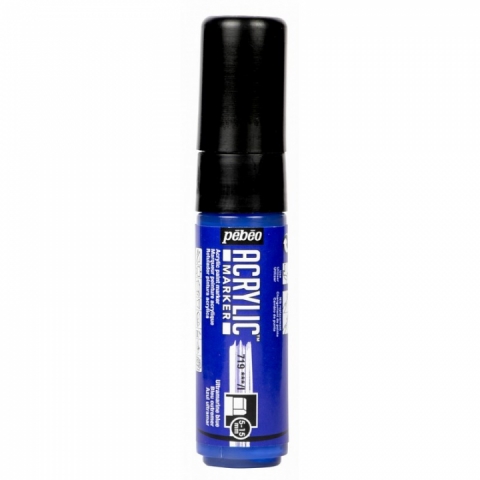 Marker Pebeo, Acrylic, 5-15mm multi-stroke, Ultramarine blue 19