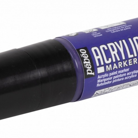 Marker Pebeo, Acrylic, 5-15mm multi-stroke, Violet 13